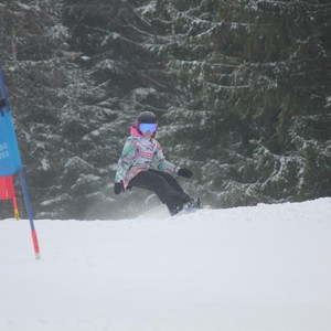 Školní závody ve sjezdovém lyžování