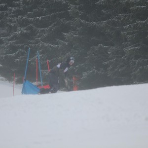 Školní závody ve sjezdovém lyžování