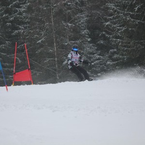 Školní závody ve sjezdovém lyžování