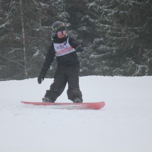 Školní závody ve sjezdovém lyžování