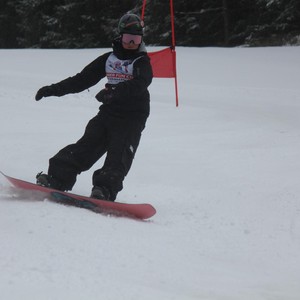 Školní závody ve sjezdovém lyžování