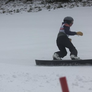 Školní závody ve sjezdovém lyžování