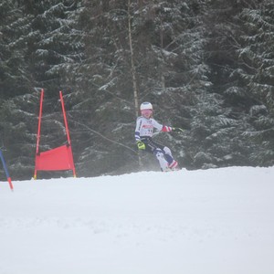 Školní závody ve sjezdovém lyžování