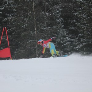 Školní závody ve sjezdovém lyžování