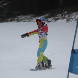 Školní závody ve sjezdovém lyžování