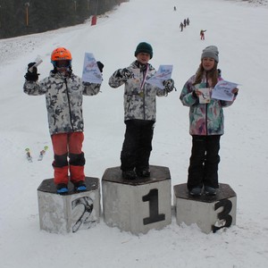 Školní závody ve sjezdovém lyžování