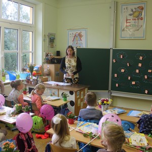 Slavnostní zahájení nového školního roku - 1. třída