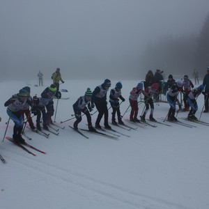 Školní závody v běhu na lyžích