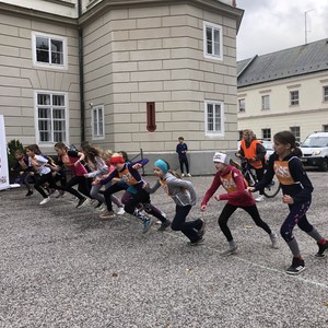 Běh zámeckým parkem