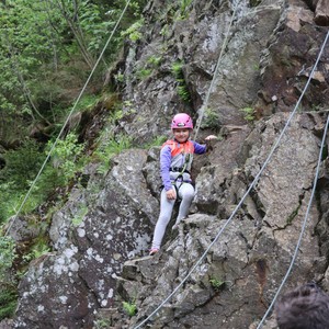 Družina - lezení na skále