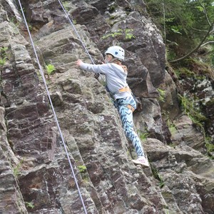 Třetí třída - lezení na skále