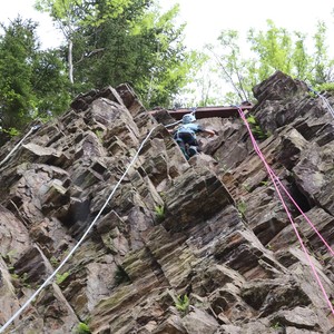 Třetí třída - lezení na skále