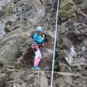 Třetí třída - lezení na skále