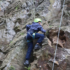 Třetí třída - lezení na skále