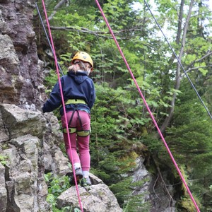 Třetí třída - lezení na skále