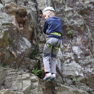 Třetí třída - lezení na skále