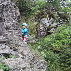 Třetí třída - lezení na skále