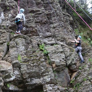 Třetí třída - lezení na skále