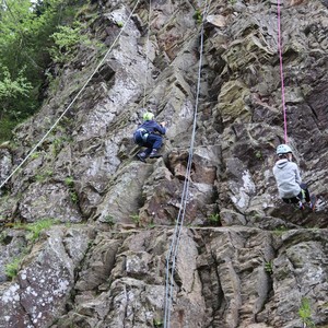 Třetí třída - lezení na skále