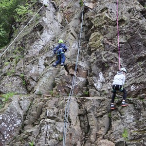 Třetí třída - lezení na skále