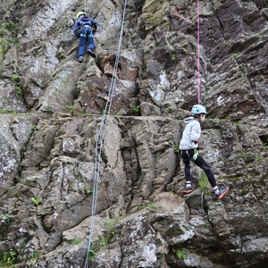 Třetí třída - lezení na skále