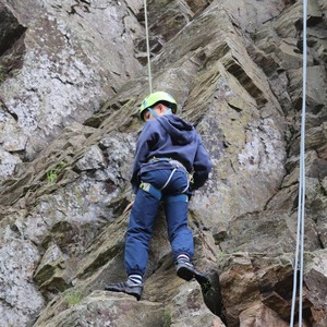 Třetí třída - lezení na skále