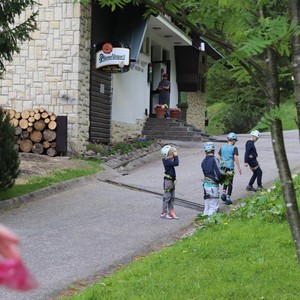 Třetí třída - lezení na skále