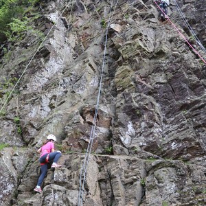 Třetí třída - lezení na skále