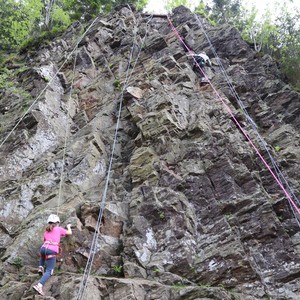 Třetí třída - lezení na skále