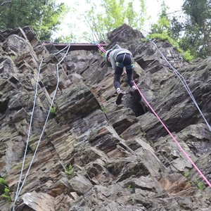 Třetí třída - lezení na skále