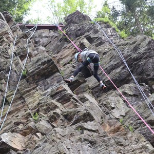 Třetí třída - lezení na skále