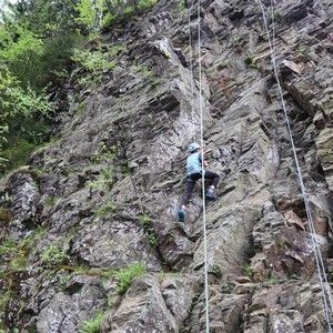 Třetí třída - lezení na skále