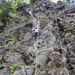 Třetí třída - lezení na skále