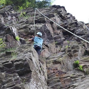 Třetí třída - lezení na skále