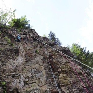 Třetí třída - lezení na skále