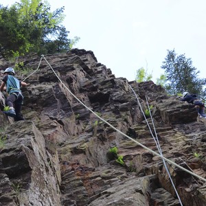 Třetí třída - lezení na skále