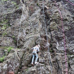 Třetí třída - lezení na skále