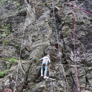 Třetí třída - lezení na skále