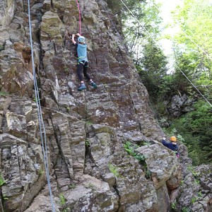 Třetí třída - lezení na skále