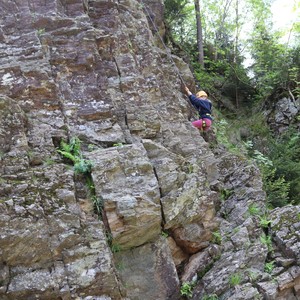 Třetí třída - lezení na skále