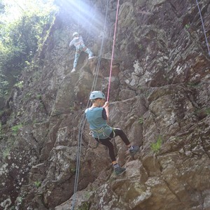 Třetí třída - lezení na skále