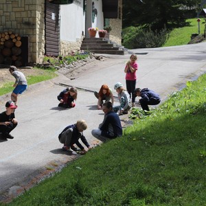 Třetí třída - lezení na skále