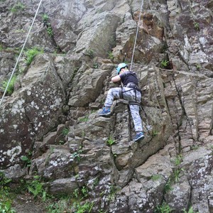 Třetí třída - lezení na skále