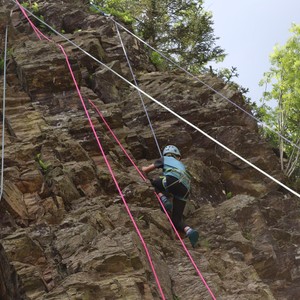 Třetí třída - lezení na skále