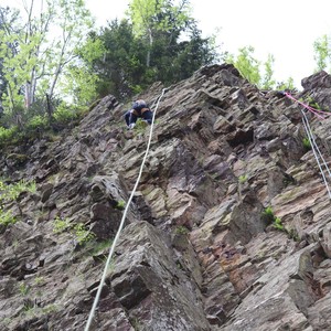 Třetí třída - lezení na skále