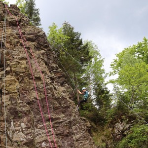 Třetí třída - lezení na skále