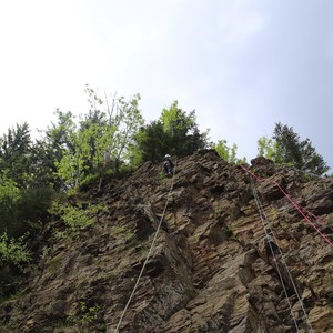 Třetí třída - lezení na skále