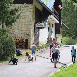 Třetí třída - lezení na skále