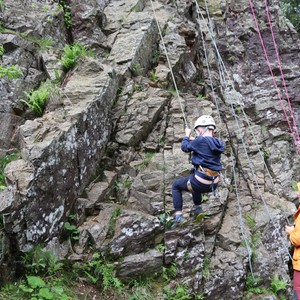 Třetí třída - lezení na skále