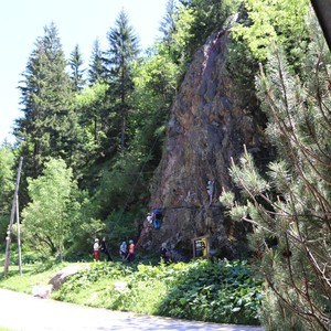 Družina - lezení na skále